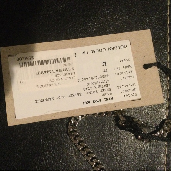 Golden Goose Snake Skin Crossbody Leather Bag - Picture 3 of 8